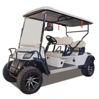 MMC Solar Panels 4 Wheel 4 Seater Golf Carts New CE Certification Electric 5KW Golf Scooters 60V 72V Lithium Battery Golf Cart