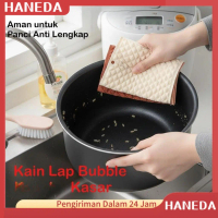 HANEDA Kain Lap Bubble Kasar Magic Aman untuk Panci Anti Lengkap Kain Dapur Serbaguna