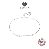 DAVINA Ladies Keeva Bracelet Sterling Silver 925 - Gelang Wanita Perak S925 Serut