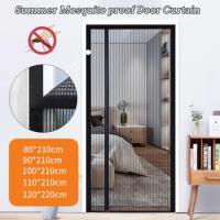 Anti-Mosquito Nets Automatic Closing Mosquito Magnetic Screen Door Curtain Net Anti Fly Insect Curtain Mesh Summer Door Nets