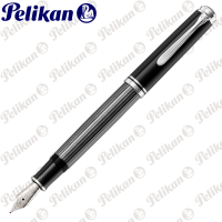 Pelikan 百利金 M805 限量煤灰條紋鋼筆(送原廠4001大瓶裝墨水)