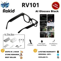 Rokid ai glasses kacamata pintar with chatgpt & gemini / mall inline badgeRokid AI Glasses Black AI-