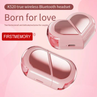 Chuyi New K520 Creative Rotatable Bluetooth Wireless Earbuds Love shaped 5.3 Bluetooth Version Waterproof Wireless Earphones