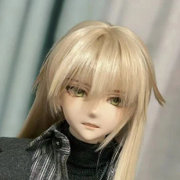 1/3 BJD Doll Head No Makeup Anime Boy Resin Material DIY Doll Head No Makeup Doll Accessories Gifts