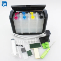 Luxury 4 Color CISS kit with accessories ink tank for HP 67 DeskJet 1255, 2710e, 2720e, 2721e, 2722, 2722e, 2723e, 2724, 2725