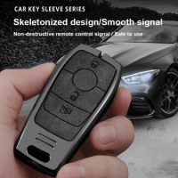 Car Key Case Cover Remote Fob Shell Case For Mercedes Benz E Class W213 W204 W205 W210 E200 E260 E300 E320 AMG CLA Accessories