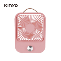 KINYO復古無段式桌扇(粉)UF6745PI