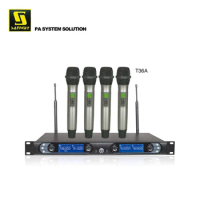 8845C Four Channel Handholds Wireless Microphone For Karaoke