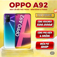 [2nd hand] ĐIỆN THOẠI OPPO A92 PIN 5000MAH 2SIM, RAM 8GB/256GB , TẠNG KEM SẠC , CAP, OP LƯNG..ĐẸP, T