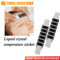 Flexible Reusable Forehead Head Strip Thermometer Water Milk Thermometer Fever Body Baby Child Kid Test Temperature Sticker