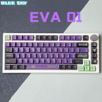 Eva 01 初號機鍵帽櫻桃高度 熱升華 PBT 鍵帽 125 鍵小全套機械鍵盤鍵帽