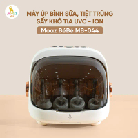 Máy úp bình sữa bản mới, tiệt trùng sấy khô tia UVC Moaz BéBé MB044 ION bảo hành chính hãng 1 năm