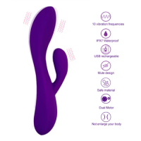 Rabbit Vibrator Clitoris Stimulator G Spot Vibrator Vagina Shocker Female Masturbation Dildo Vibrator Sex Toys For Woman