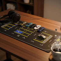 King Pad Ontake F03 30x80cm Parking Pad Diecast Scale 1:64 Deskmat Diorama Alas Display Parkiran Umu