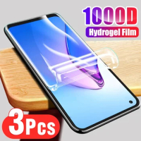 3PCS Hydrogel Film For Oppo Reno 8 7 Z 5G Screen Protector Film For Oppo Reno 7 8 6 5 4 Lite Z 5G 4G Reno 8 9 10 Pro Plus film