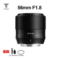TTArtisan Auto Focus AF 56mm F1.8 Camera Lens X E Mount for Fujifilm XS10 XS20 X-H2s XT5 XT30 for Sony a6000 zve10 a6700