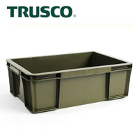 【Trusco】塑膠收納盒（大）-墨綠 THC-04B-OD 全金屬汽車烤漆