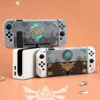 For Zelda Switch OLED Case Hard PC Cover NS Joy-con Controller Games Housing Shell For Nintendo Switch OLED Accessories