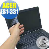 【EZstick】ACER E13 ES1-331 專用 靜電式筆電LCD液晶螢幕貼(可選鏡面或霧面)