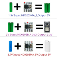 Mini 0.8V-5V to 3V 3.3V 5V Boost Voltage Regulate Board Low-Power-Consumption High-Efficiency DC-DC Step-up Converter Module