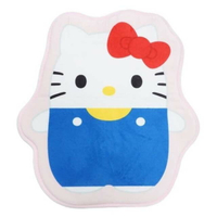 小禮堂 Hello Kitty x Potetan 造型腳踏墊 (藍吊帶褲款)