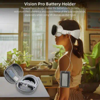 For Apple Vision Pro VR Head Mounted Power Bank Strap Power Portable Phone Arm Storage VR Accessories Bag Mobile W7W1