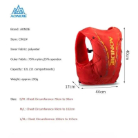 Aonijie C962 Backpack Vest Hydration 12L Pasti Ori