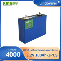 Brazil Kingbo 1PCS EVE100LA Lindoviver 3.2V 100Ah lifepo4 Prismatic Battery Cells