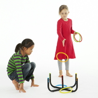 丹麥GONGE彩虹套圈圈游戲環玩具早教兒童感統平衡注意力訓練器材 森馬先生旗艦店