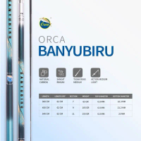 Joran Tegek Terbaru Orca Banyu Biru 360 450 540 60cm Close Lenght Ringan