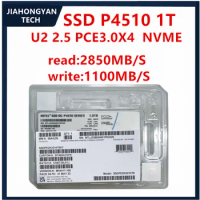 Original FOR Intel P4510 1TB 2TB 4TB U2 MVME server SSD SSDPE2KX010T807