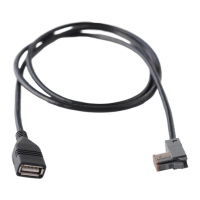 Navigasi Radio Kereta, Kabel 4-Pin ke USB, untuk Radio Kereta Panasonic