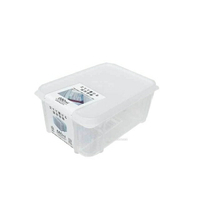 小禮堂 SANADA 可直立塑膠保鮮盒 680ml (透明款)