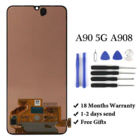 Grade AMOLED Screen For Samsung A90 5G LCD Display No Dead Pixel With Touch Screen Assembly For Samsung A90 5G LCD