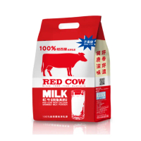 【RED COW紅牛】官方直營 超濃脫脂高鈣奶粉2kgX1袋