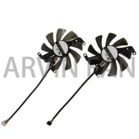 2Pcs/Set TH9215S2H-PAA01 Graphics Cooler Fan For PNY GeForce RTX3060 12GB UPRISING RTX3060Ti 8GB XLR8 Gaming REVEL Cards Replace