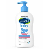 ORIGINAL Cetaphil Baby Moist Bath & Wash 400ml bath and wash 400ml