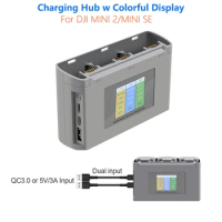 For DJI Mini 2/MINI SE Drone Battery Intelligent Charging Hub Two Way Charging Hub for DJI Mini 2/Mini SE Drone Accessories