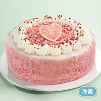 亞尼克蛋糕 6吋紅心芭樂蛋糕+草莓布蕾慕斯(母親節蛋糕/團購/伴手禮)