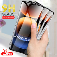 3Pcs Curved Screen Protector For vivo iQOO 12 Pro 5G Premium Tempered Glass iQOO12Pro iQOO12 Pro Pro12 12Pro V2329A 2023 6.78in