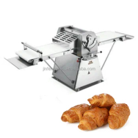 Commercial automatic dough pastry sheeter price table top bread croissant dough sheeter machine