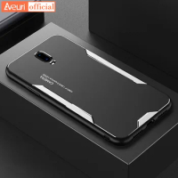 Phone Case For OPPO R9 R9S R11 R11S F1 Plus Aluminum Metal Case For OPPO R17 Pro RX17 Neo R15 R15X Matte Cover Silicone Coque