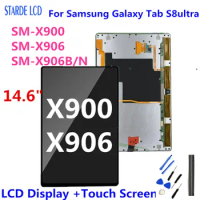 14.6" LCD For Samsung Galaxy Tab S8 Ultra SM-X900 SM-X906 SM-X906B SM-X906U SM-X906N LCD Display Touch Screen Digitizer Assembly