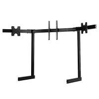 米特3C數位–NLR ELITE FREESTANDING TRIPLE MONITOR STAND 黑色鋁擠型三螢幕立架 21~65吋/NLR-E036