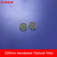 High quality Narrow Bandpass 520nm optical filter Glass Windows diameter 10.8mm laser Receiver accessories customizable