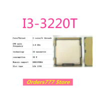 New imported original I3-3220T 3220T 3220 CPU 2 cores 4 threads 2.8GHz 35W 22nm DDR3 R4 quality assurance 1155