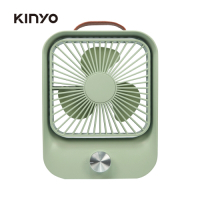 KINYO復古無段式桌扇(綠)UF5750G