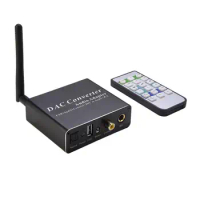 Digital To Analog Converter For TV Hi-Fi Optical DAC Receiver Audio DAC Decoding Adapter 192kHz 3.5mm Audio Output Headphone