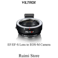 Viltrox EF-EOSM Electronic Auto Focus Lens adapter for Canon EOS EF/EF-S lens to EOS M EF-M M2 M3 M5 M6 M10 M50 M100 Camera