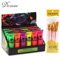 Body face Paint kit Fluorescent Party Halloween eye make up party